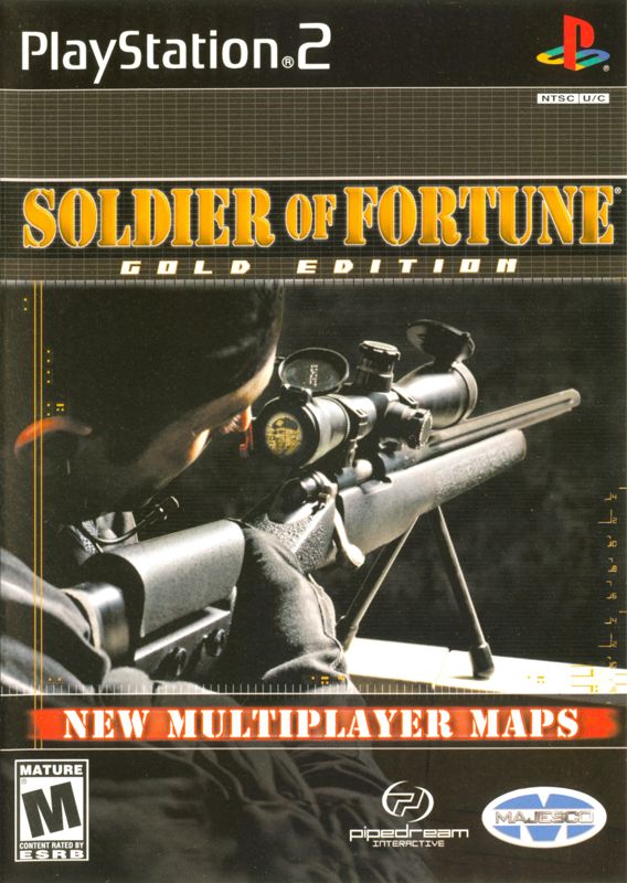 Soldier of Fortune: Gold Edition box art for Playstation 2